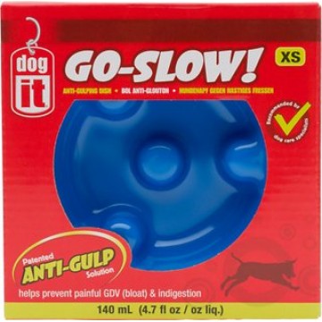 Dogit Go-Slow Anti-Gulp XS Blue